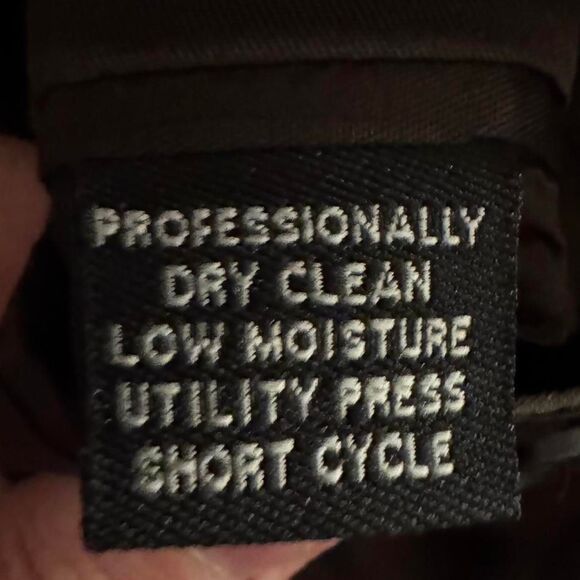 Jos. A. Bank Men’s 50R Chocolate Brown 100% Merino Wool Overcoat Long Dress Coat - Picture 6 of 8